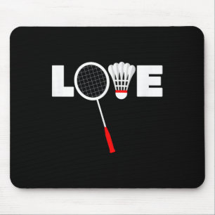 Badminton - Love Mouse Pad