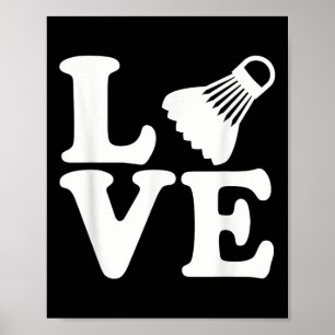 Badminton Love  Poster