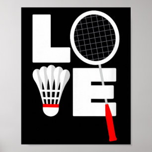 Badminton Love  Poster