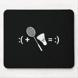 Badminton Love Shuttle Racquet Sport Badminton  Mouse Pad