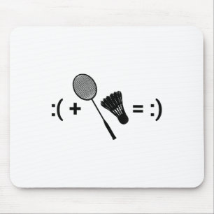 Badminton Love Shuttle Racquet Sport Badminton Mouse Pad