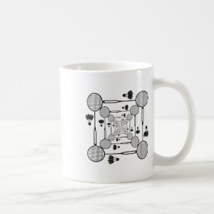 Badminton Love Team Player Coach  Coffee Mug