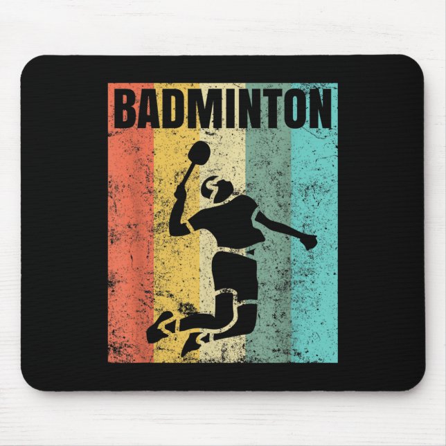Badminton Love Team Player Coach  Mouse Pad (Front)