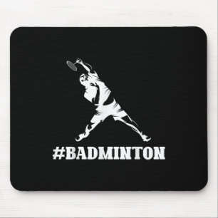 Badminton Lover Funny Sports Player Coach Graphic Mouse Pad