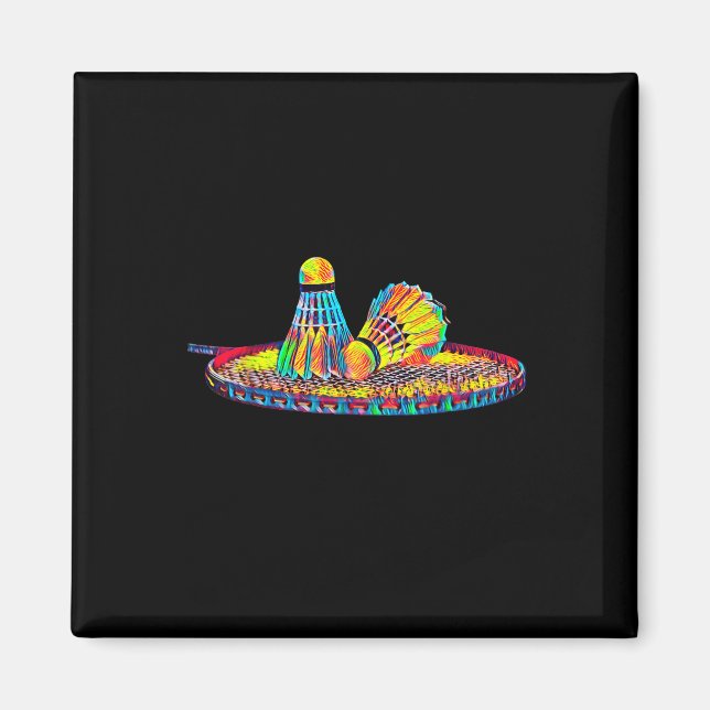 Badminton  magnet (Front)