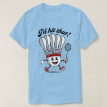 Badminton Mascot "I'd Hit That!"
