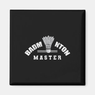 Badminton Master Shuttle Birdie Badminton Magnet
