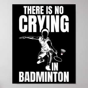 Badminton Match Luck Skill Team Shuttle Coach Badm Poster