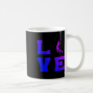 Badminton Mens Womens Badminton Player Shuttle  Coffee Mug