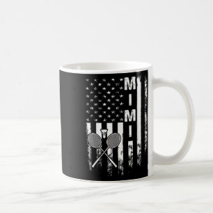 Badminton Mimi American Flag Vintage Christmas Xma Coffee Mug