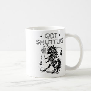 Badminton Mode On Shuttle Racket Coffee Mug