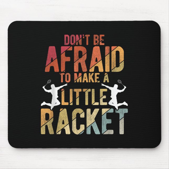 Badminton  mouse pad (Front)