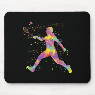 Badminton mouse pad