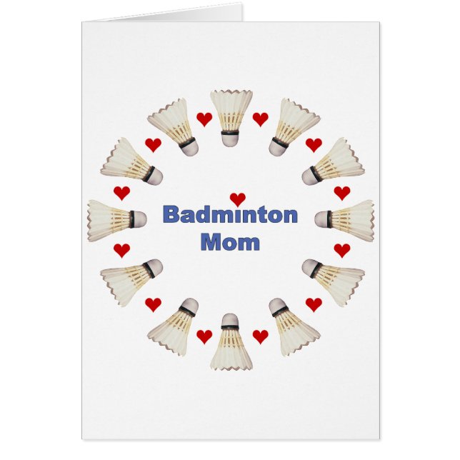 Badminton Mum Hearts (Front)
