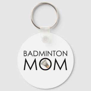 Badminton Mum Key Ring
