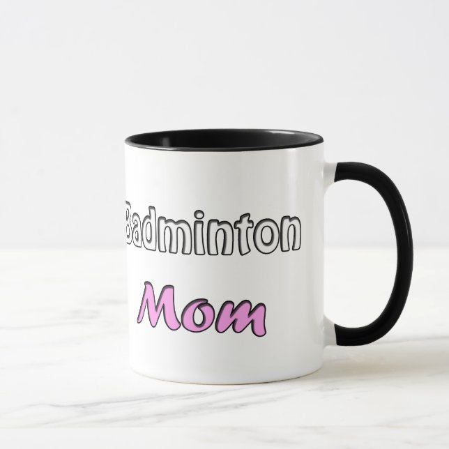 Badminton Mum Mug (Right)