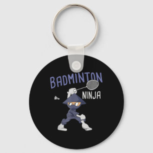 Badminton Ninja Kids Shuttle Boy Badminton Key Ring