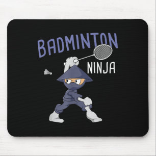 Badminton Ninja Kids Shuttle Boy Badminton Mouse Pad