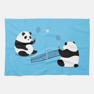 Badminton Pandas Sports Towel