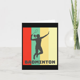 Badminton Player Badminton Lover  Card