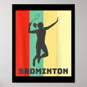 Badminton Player Badminton Lover  Poster