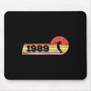 Badminton-player Born 1989 Birthday Vintage Women Mouse Pad