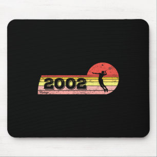 Badminton-player Born 2002 Birthday Vintage Women Mouse Pad