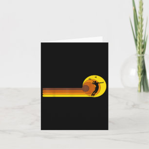 Badminton-player Game Shuttle 70s Year Vintage Bad Card