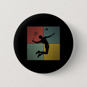 Badminton-player Game Shuttle Badminton 2  6 Cm Round Badge