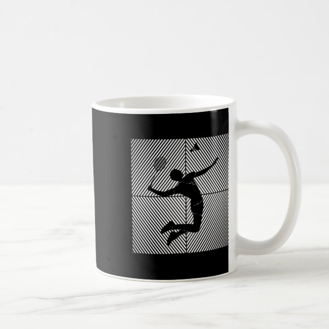 Badminton-player Game Shuttle Badminton  Coffee Mug (Right)