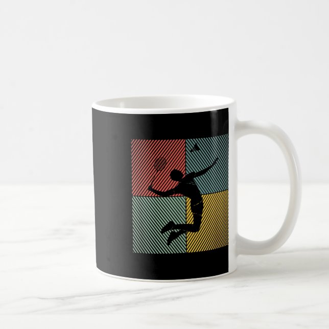 Badminton-player Game Shuttle Badminton  Coffee Mug (Right)