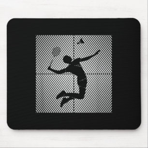 Badminton-player Game Shuttle Badminton Mouse Pad