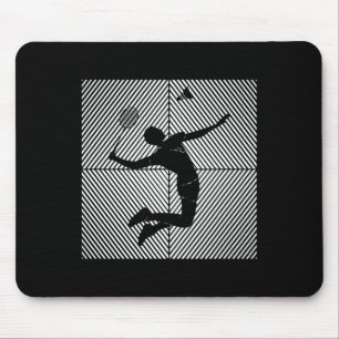 Badminton-player Game Shuttle Badminton Mouse Pad
