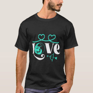 Badminton-player Game Shuttle Yin-yang-love Badmin T-Shirt