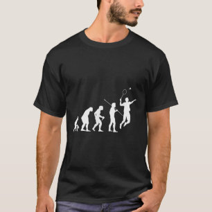 Badminton Player Gift Evolution For Badminton Tour T-Shirt