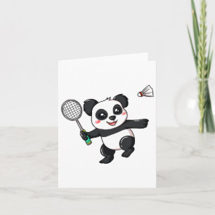 Badminton Player Gift For Shuttle Lover Card