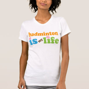 Badminton Player Gift Girls T-Shirt
