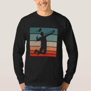 Badminton Player Jump Smash T-Shirt