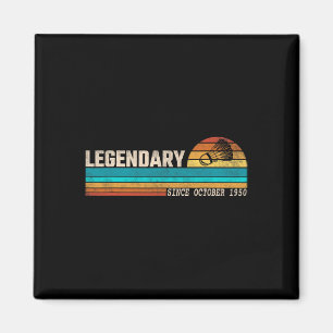 Badminton Player Legend Since October 1950 Birthda Magnet