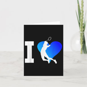 Badminton Player Mens Shuttle Squash Women  Card