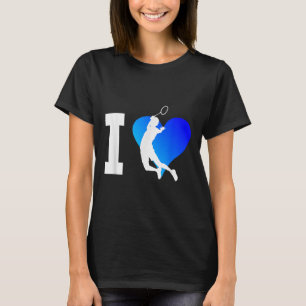 Badminton Player Mens Shuttle Squash Women T-Shirt