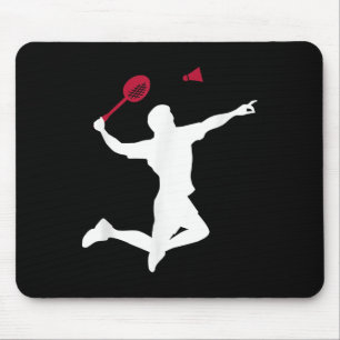 Badminton Player Mouse Pad