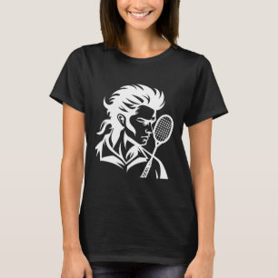 Badminton Player Racket Sports Shuttle T-Shirt