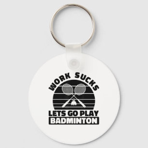 Badminton Player Racket - Team Court Racquet Shutt Key Ring