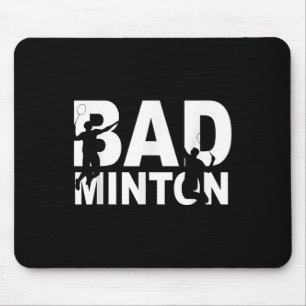 Badminton Player Shot Jumps - Enthusiast Badminton Mouse Pad