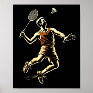 Badminton Player Shuttle 5 Poster