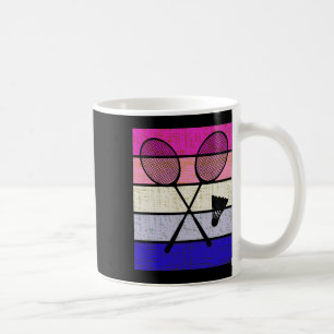 Badminton Player Shuttle Girls Kids Women Youth Coffee Mug