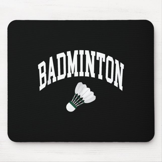 Badminton Player Shuttle Graphic Tank Top  Mouse Pad (Front)