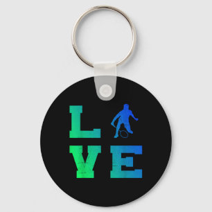 Badminton Player Shuttle Squash Mens Badminton Key Ring