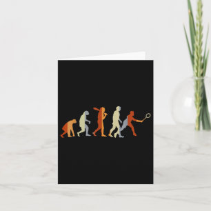 Badminton Player Sport Gift Evolution Badminton Card